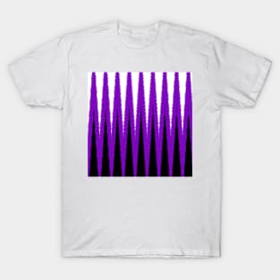 Wave Design Purple T-Shirt